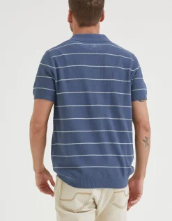 Men FatFace Knitwear|Ripon Stripe Polo