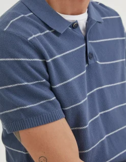 Men FatFace Knitwear|Ripon Stripe Polo