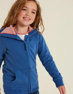 Girls FatFace View All|Roller Skate Graphic Zip Thru Hoodie