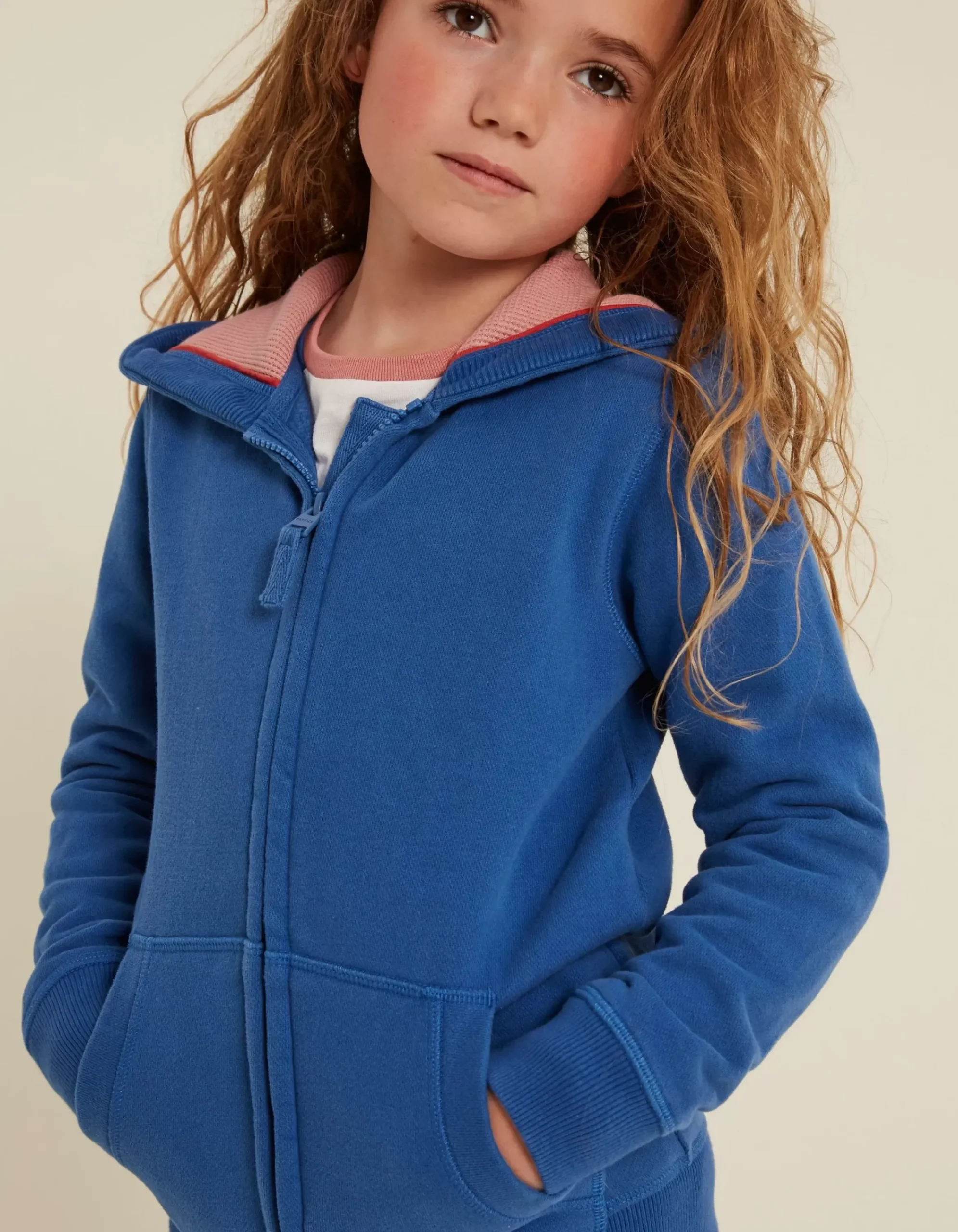 Girls FatFace View All|Roller Skate Graphic Zip Thru Hoodie