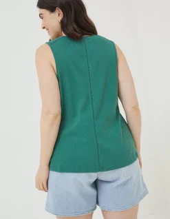 Women FatFace Tops & T-Shirts|Romy Lace Trim Vest Top