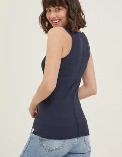 Women FatFace Tops & T-Shirts|Romy Lace Trim Vest Top