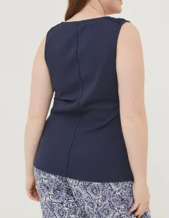 Women FatFace Tops & T-Shirts|Romy Lace Trim Vest Top