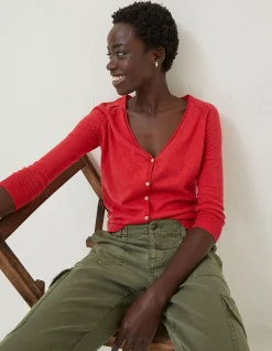 Women FatFace Knitwear|Rose Cardigan