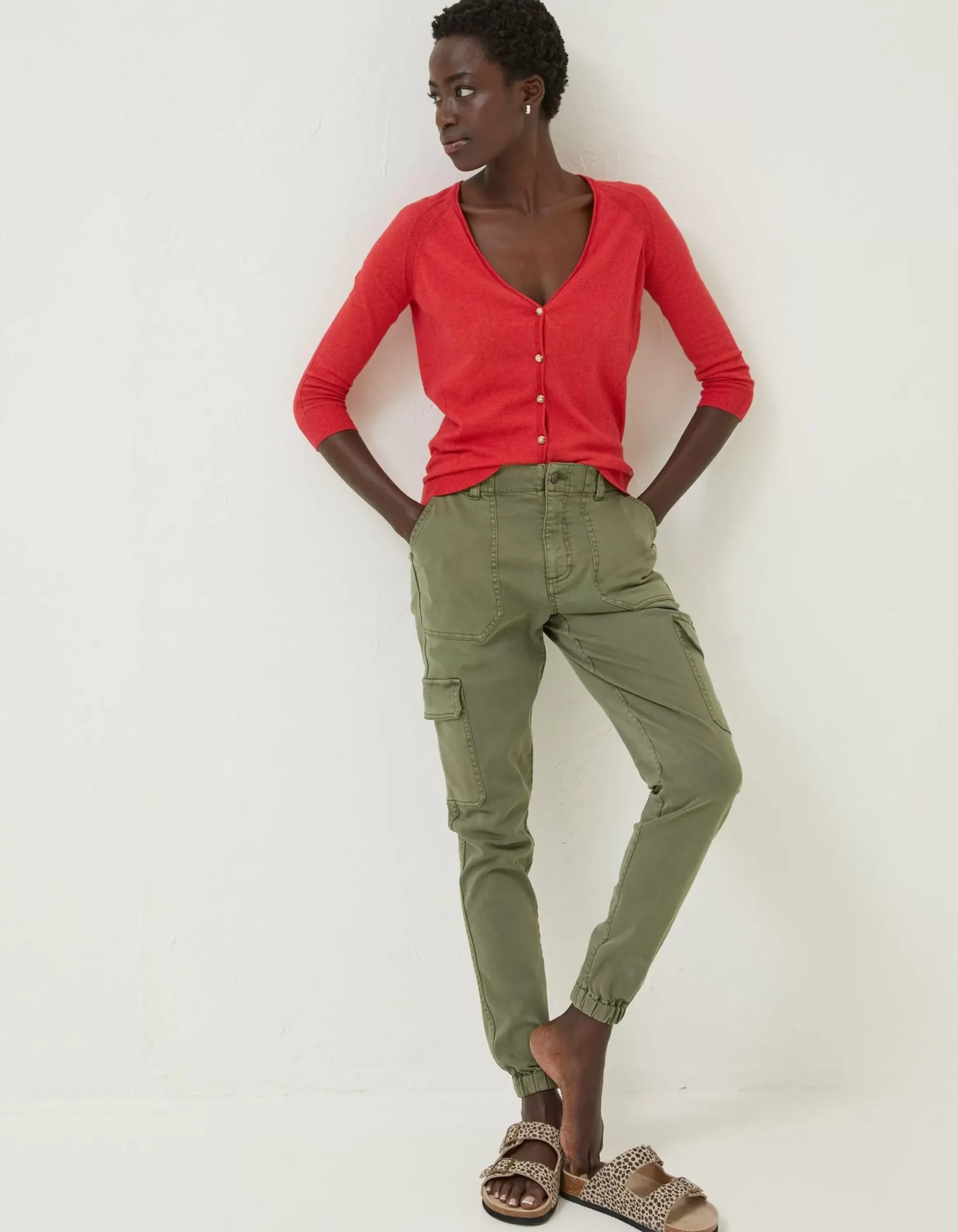 Women FatFace Knitwear|Rose Cardigan