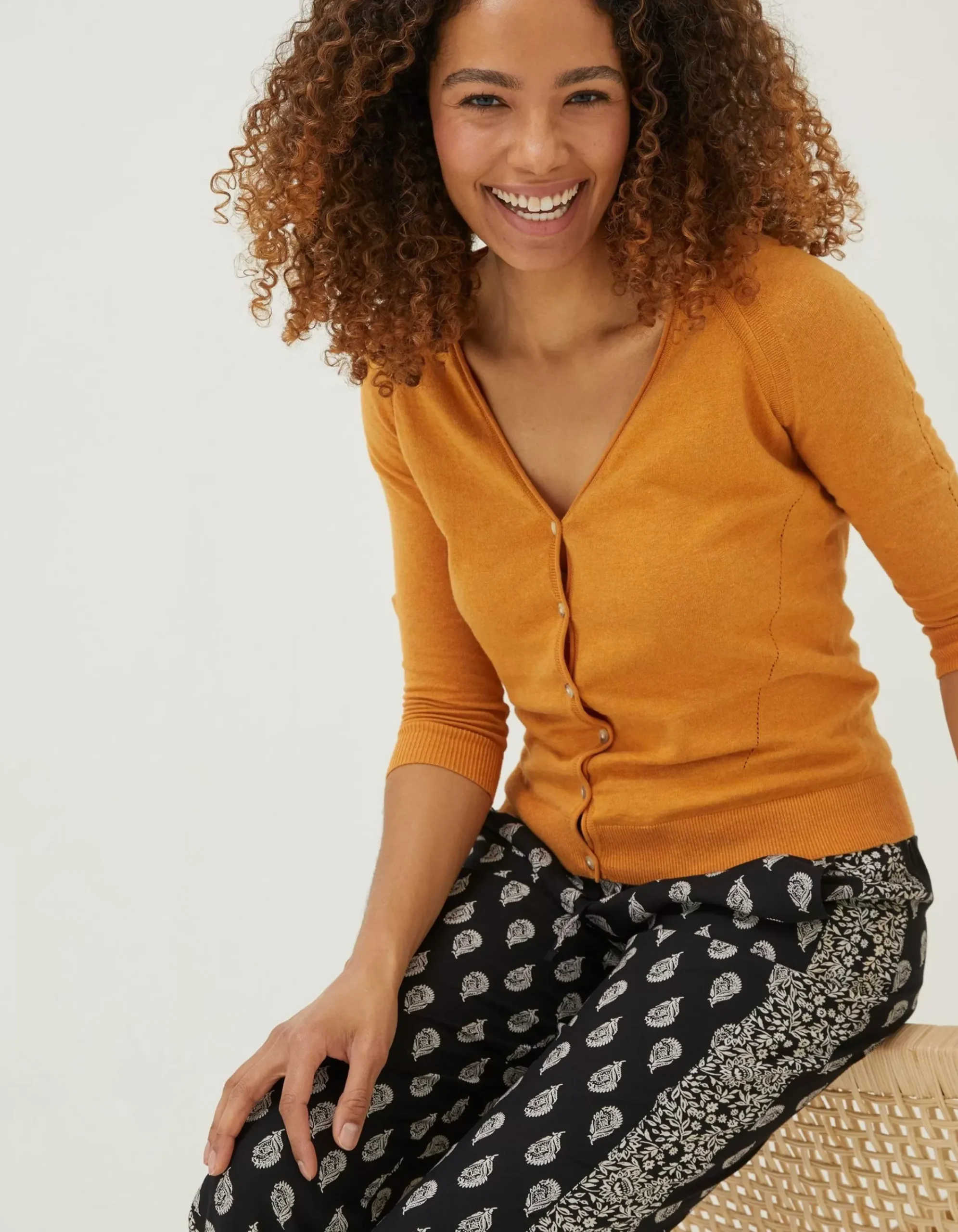 Women FatFace Knitwear|Rose Cardigan