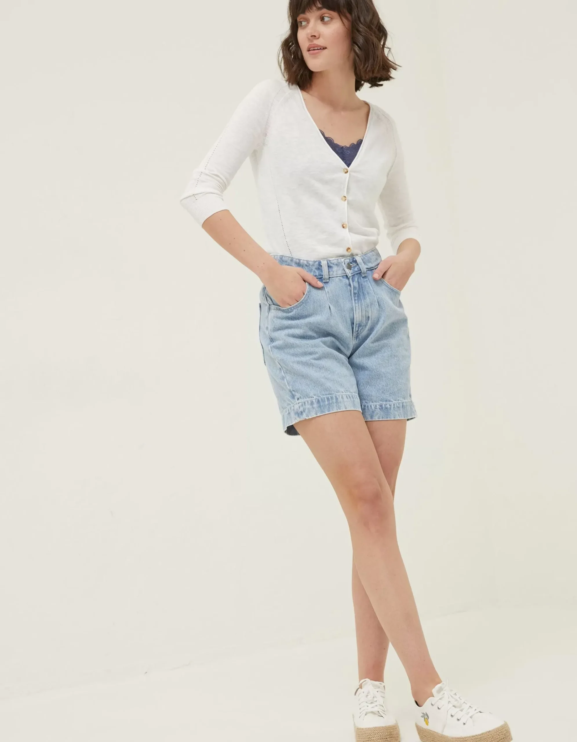 Women FatFace Knitwear|Rose Cardigan