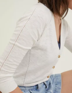 Women FatFace Knitwear|Rose Cardigan