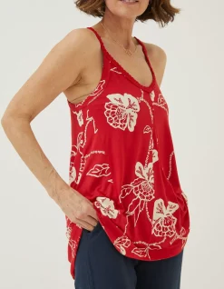 Women FatFace Tops & T-Shirts|Rosie Batik Longline Top