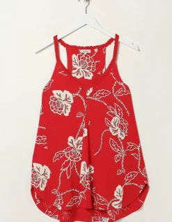 Women FatFace Tops & T-Shirts|Rosie Batik Longline Top
