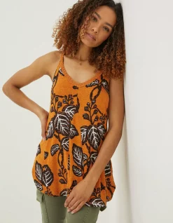 Women FatFace Tops & T-Shirts|Rosie Vine Floral Tunic Top