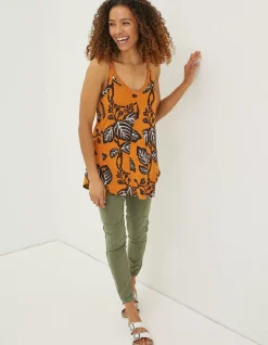 Women FatFace Tops & T-Shirts|Rosie Vine Floral Tunic Top