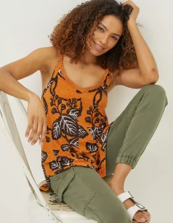 Women FatFace Tops & T-Shirts|Rosie Vine Floral Tunic Top