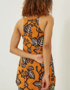 Women FatFace Tops & T-Shirts|Rosie Vine Floral Tunic Top