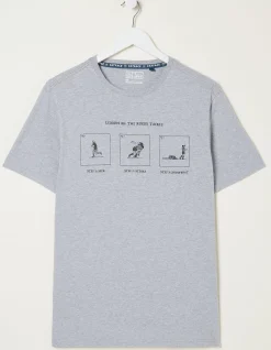 Men FatFace T-Shirts|Rugby Cartoon T-Shirt