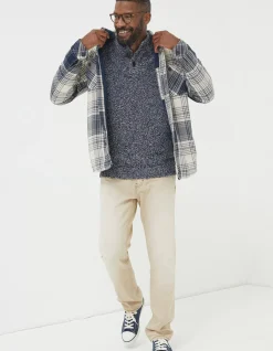 Men FatFace View All|Ryton Ombre Overshirt