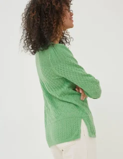 Women FatFace Knitwear|Sadie Pointelle Jumper