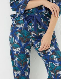 Women FatFace View All|Sadie Snow Leopard Pyjama Bottoms