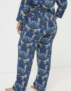Women FatFace View All|Sadie Snow Leopard Pyjama Top
