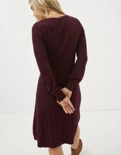 Women FatFace View All|Saffron Knitted Skater Dress