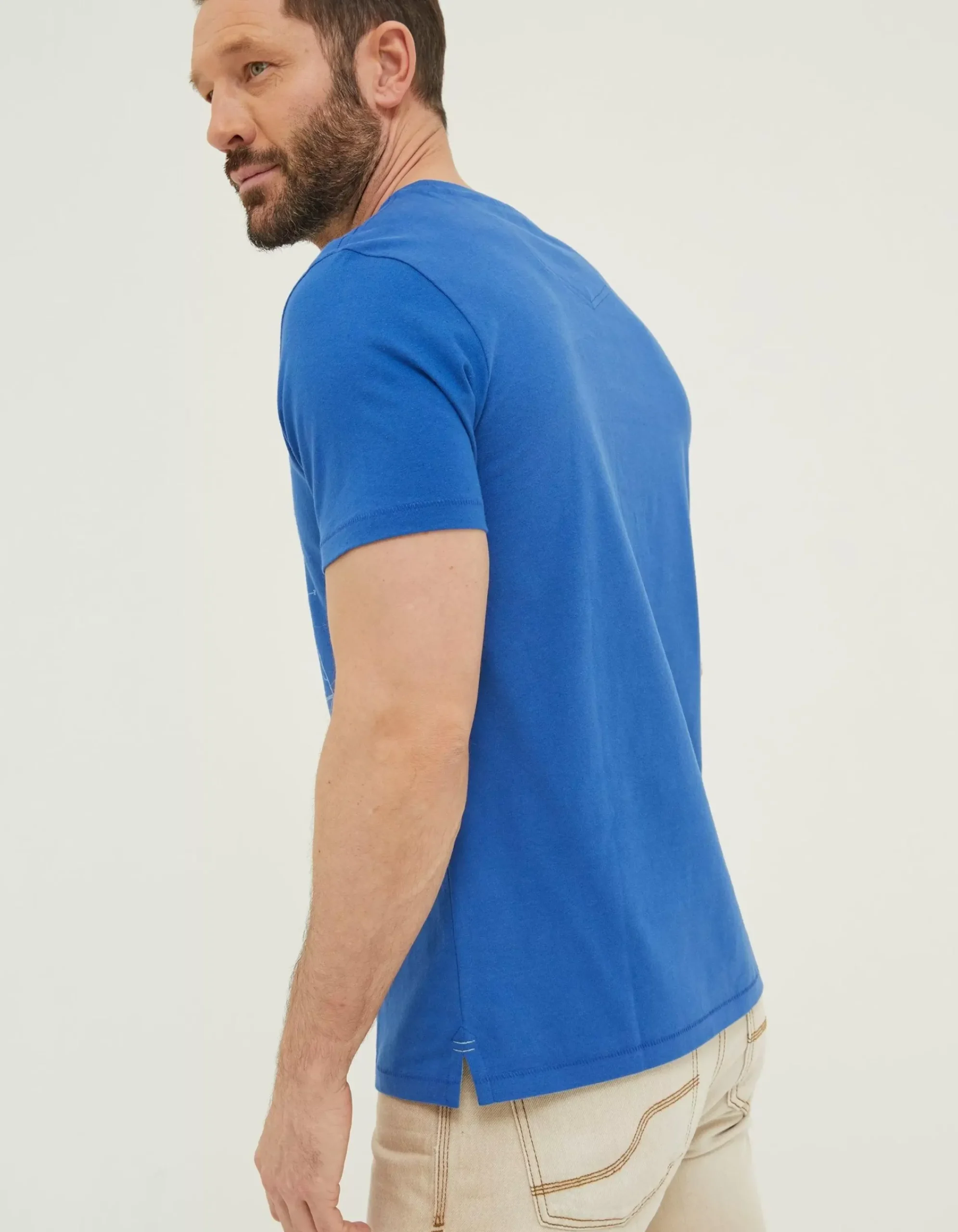 Men FatFace T-Shirts|Sail Boat Sketch T-Shirt