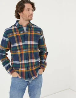 Men FatFace Shirts|Sandy Check Shirt