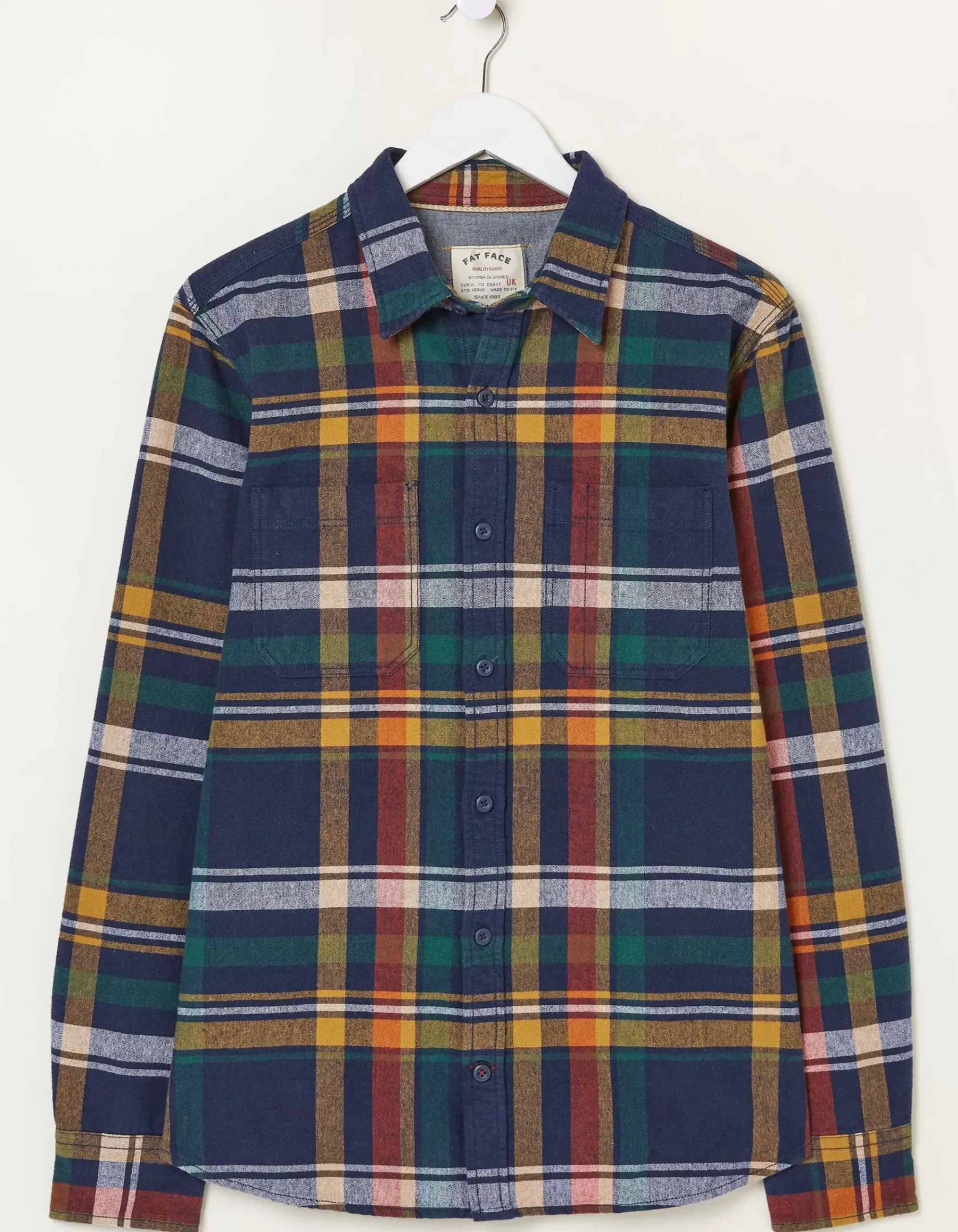 Men FatFace Shirts|Sandy Check Shirt