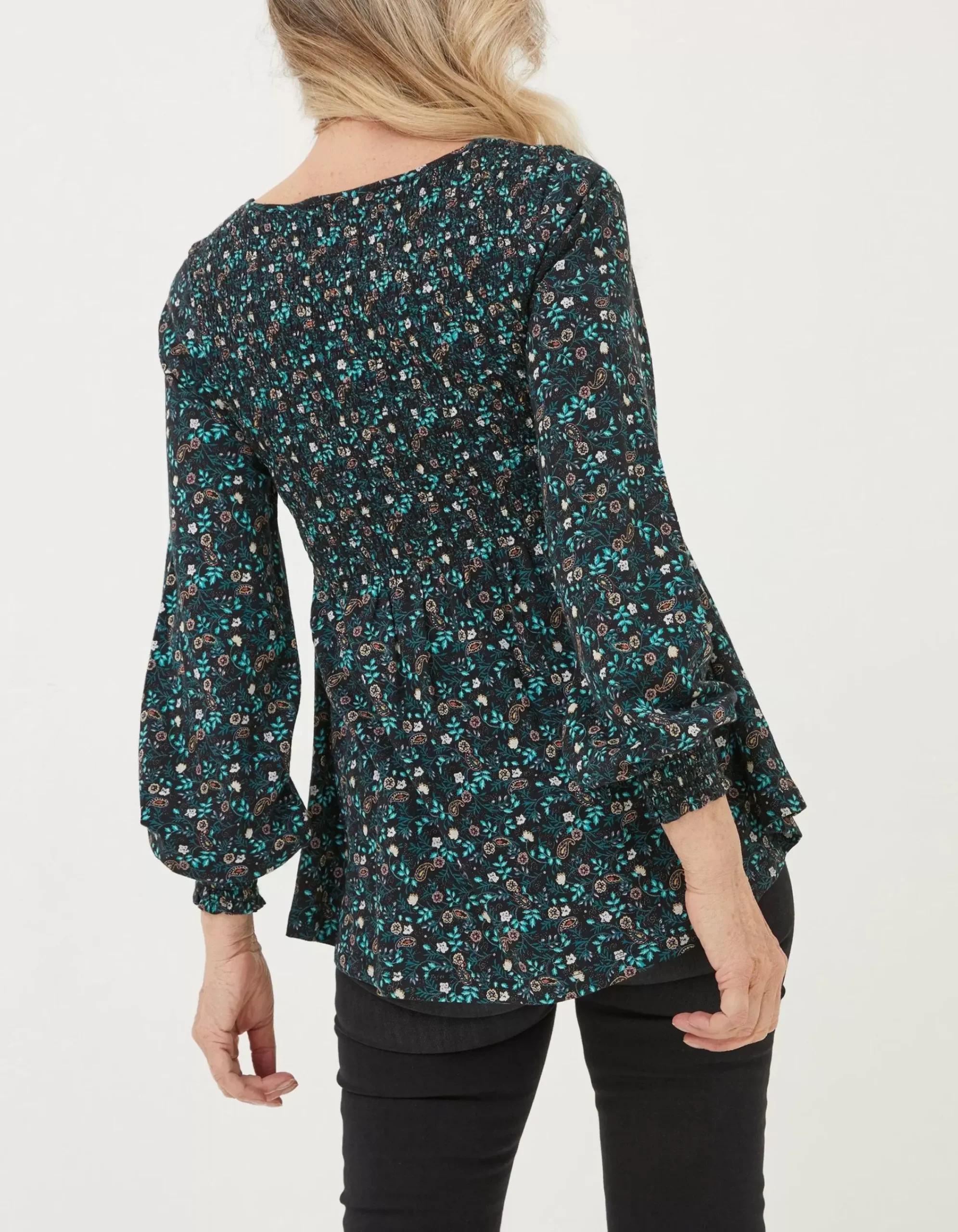 Women FatFace Tops & T-Shirts|Sara Evergreen Top