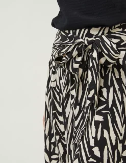Women FatFace Skirts|Sasha Paintstroke Midi Skirt
