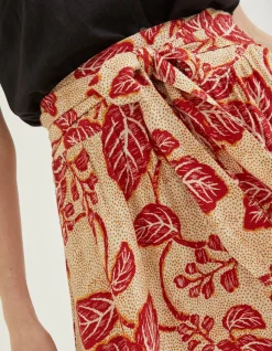 Women FatFace Skirts|Sasha Vine Floral Midi Skirt