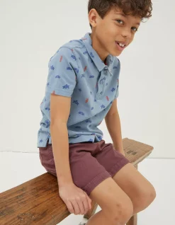 Boys FatFace View All|Sea Creatures Printed Polo Top