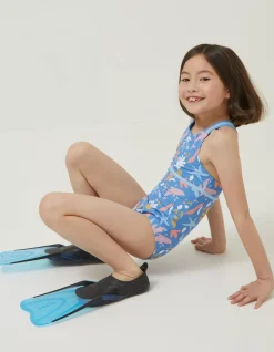 Girls FatFace View All|Sea Scape Swimsuit