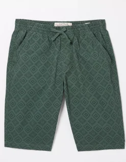 Men FatFace Shorts|Seaton Tile Print Shorts