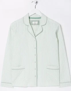 Women FatFace Nightwear & Loungewear|Seersucker Stripe Pj Shirt
