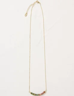 Women FatFace View All|Semi Precious Disc Necklace
