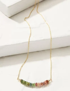 Women FatFace View All|Semi Precious Disc Necklace