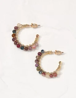 Women FatFace View All|Semi Precious Hoops