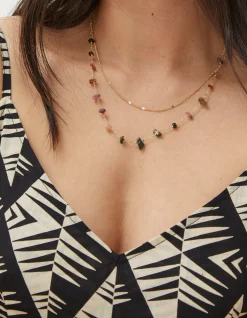 Women FatFace View All|Semi Precious Layered Necklace