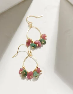 Women FatFace View All|Semi Precious Stone Drop Earrings