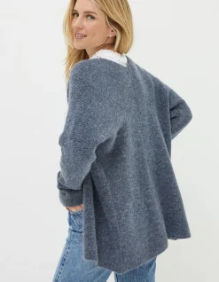 Women FatFace Knitwear|Sennen Cocoon Cardigan
