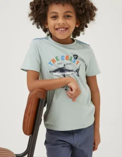 Boys FatFace View All|Shark Coast Jersey T Shirt