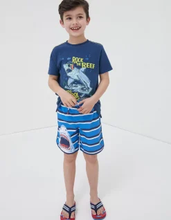 Boys FatFace View All|Shark Graphic Boardies