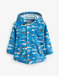 Baby FatFace View All|Shark Print Raincoat