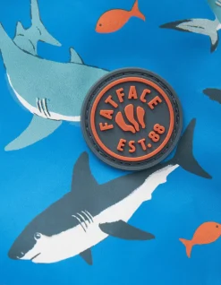 Baby FatFace View All|Shark Print Raincoat