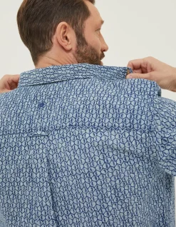 Men FatFace Shirts|Shell Print Shirt
