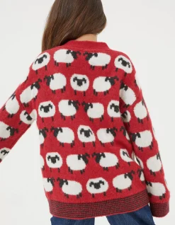 Boys FatFace View All|Shelter Stevie Sheep Crew Neck Jumper