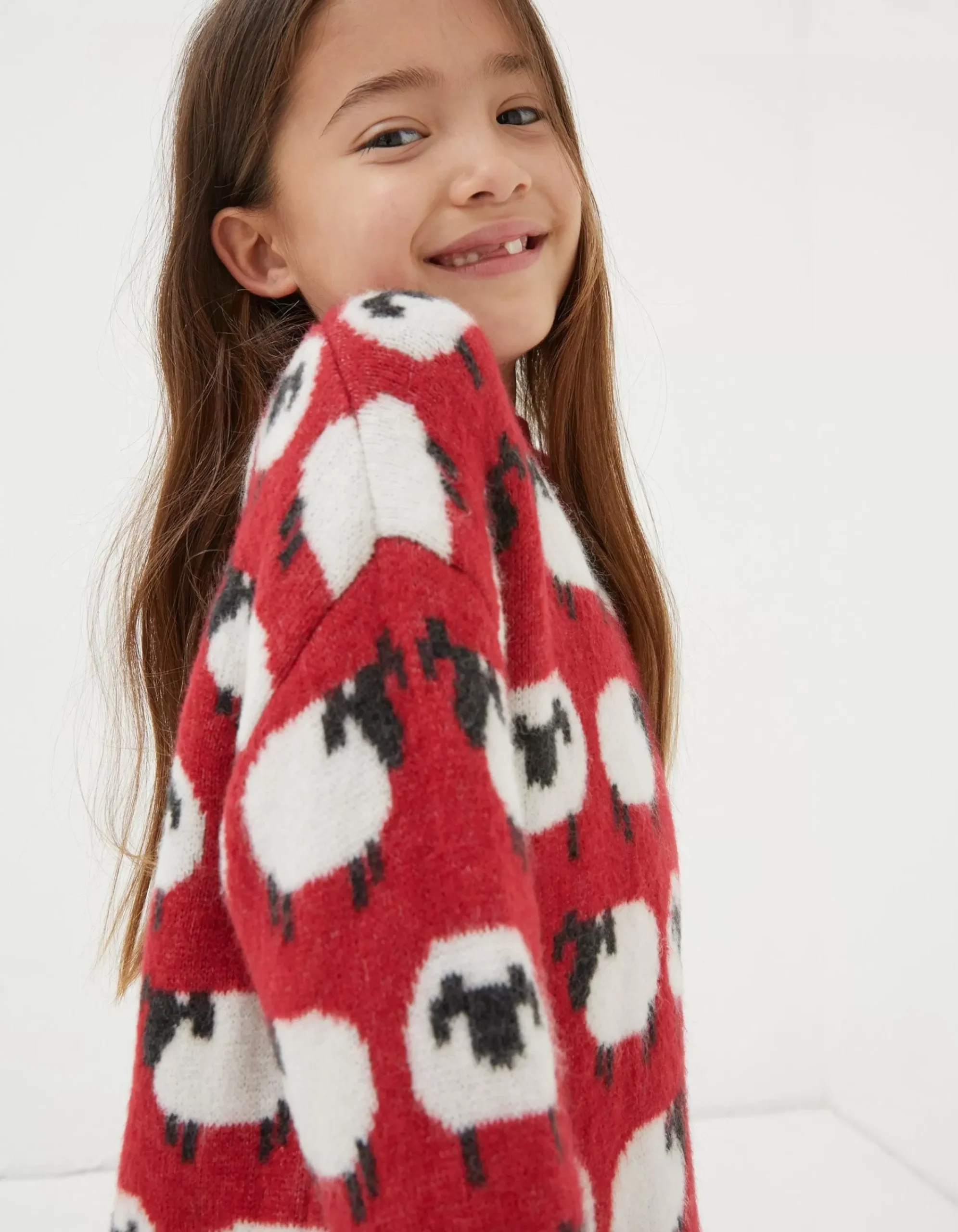 Boys FatFace View All|Shelter Stevie Sheep Crew Neck Jumper