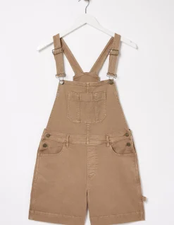 Women FatFace Jumpsuits & Playsuits|Shortie Canvas Dungarees