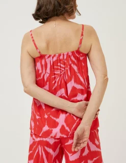 Women FatFace Shirts & Blouses|Sian Ikat Leaves Cami Top