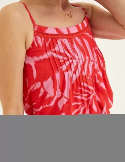 Women FatFace Shirts & Blouses|Sian Ikat Leaves Cami Top